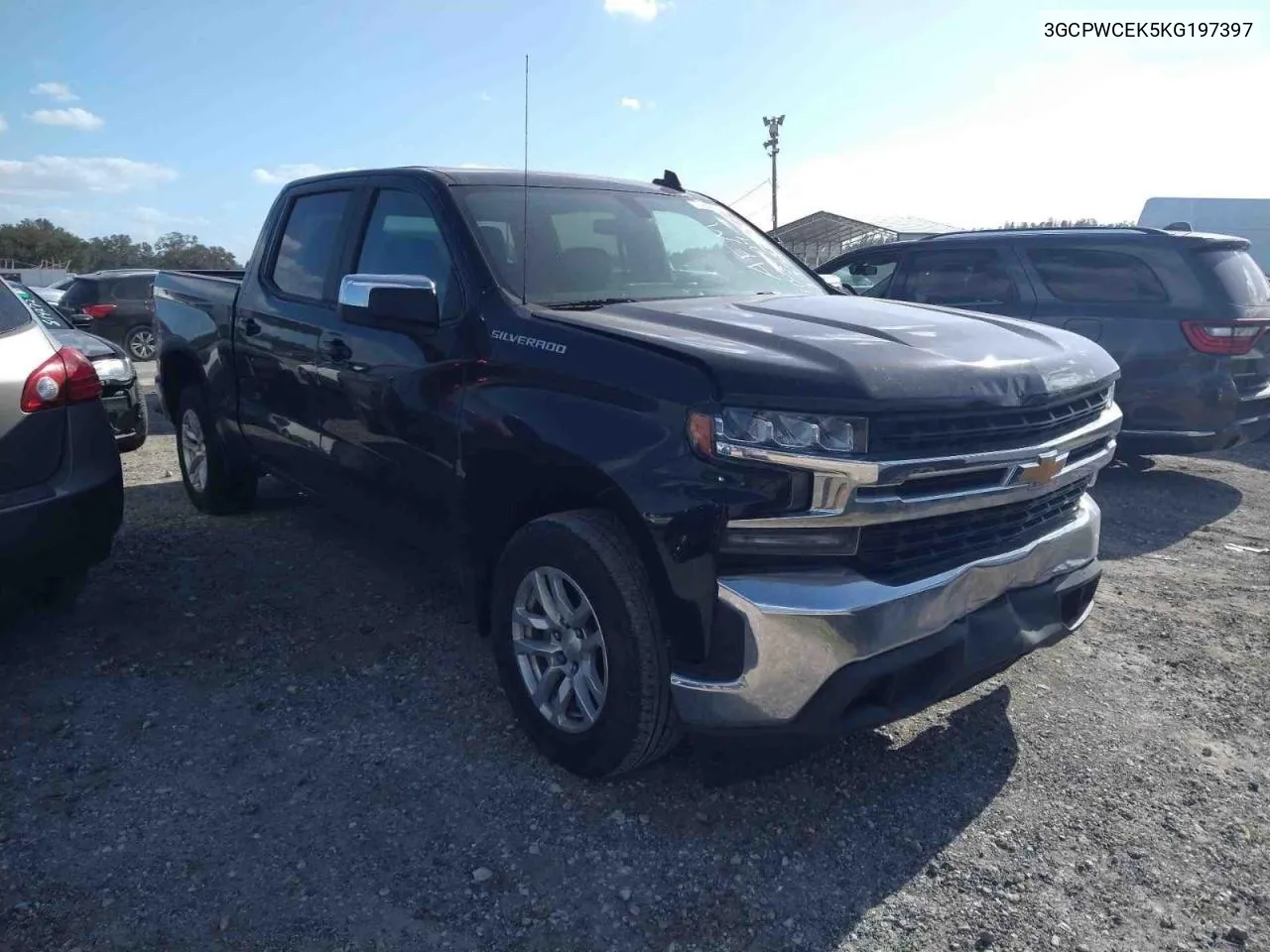 2019 Chevrolet Silverado C1500 Lt VIN: 3GCPWCEK5KG197397 Lot: 82088754