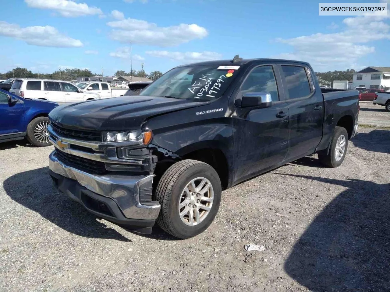 2019 Chevrolet Silverado C1500 Lt VIN: 3GCPWCEK5KG197397 Lot: 82088754