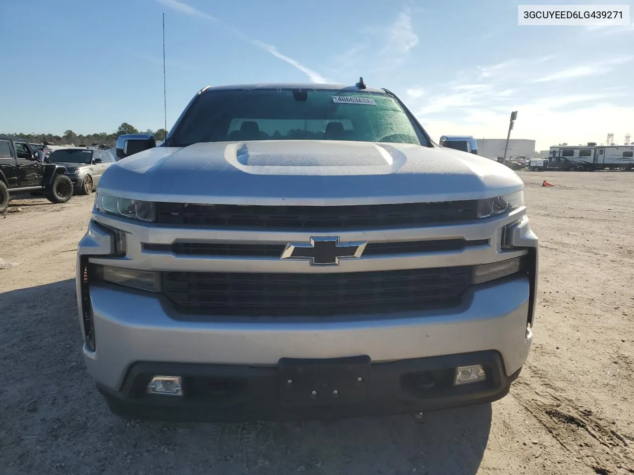 2020 Chevrolet Silverado K1500 Rst VIN: 3GCUYEED6LG439271 Lot: 40663434