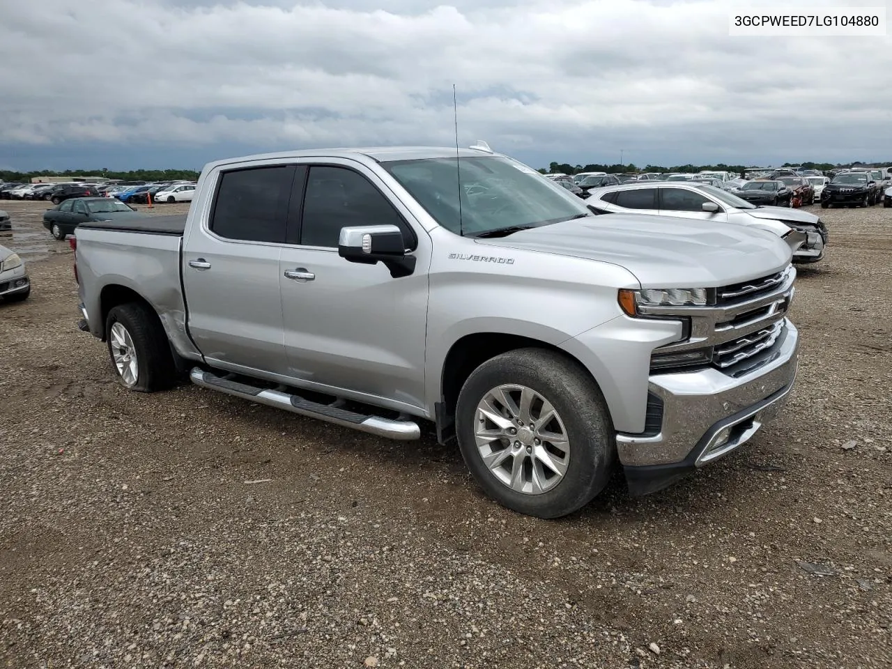 2020 Chevrolet Silverado C1500 Ltz VIN: 3GCPWEED7LG104880 Lot: 50495784