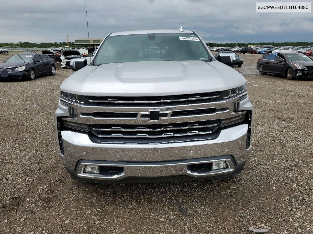 2020 Chevrolet Silverado C1500 Ltz VIN: 3GCPWEED7LG104880 Lot: 50495784