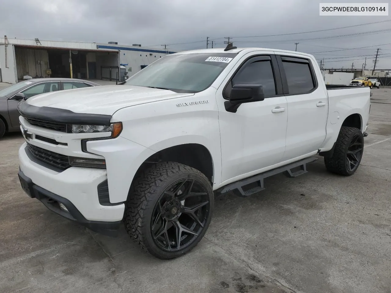 2020 Chevrolet Silverado C1500 Rst VIN: 3GCPWDED8LG109144 Lot: 51412704