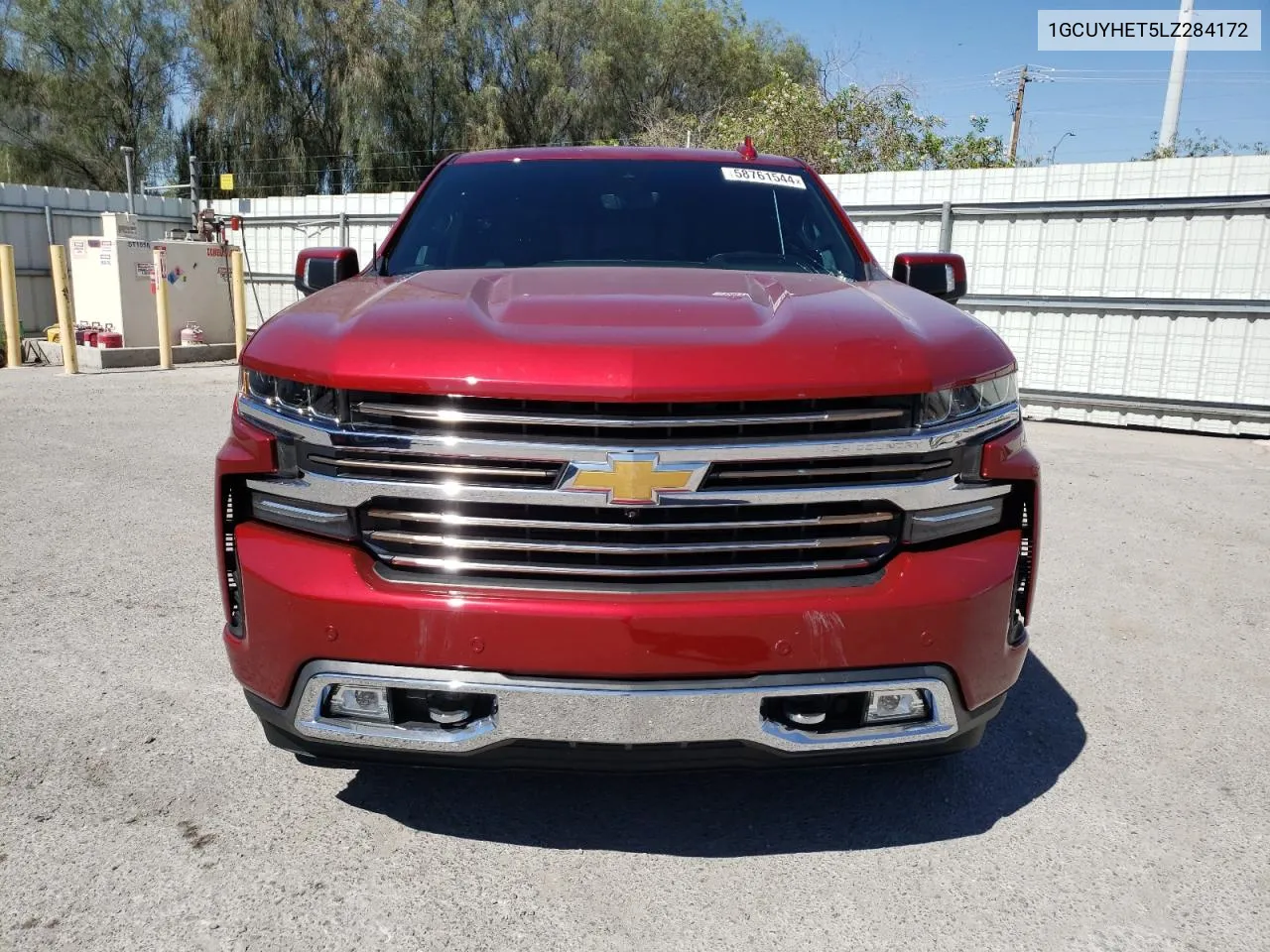 2020 Chevrolet Silverado K1500 High Country VIN: 1GCUYHET5LZ284172 Lot: 58761544