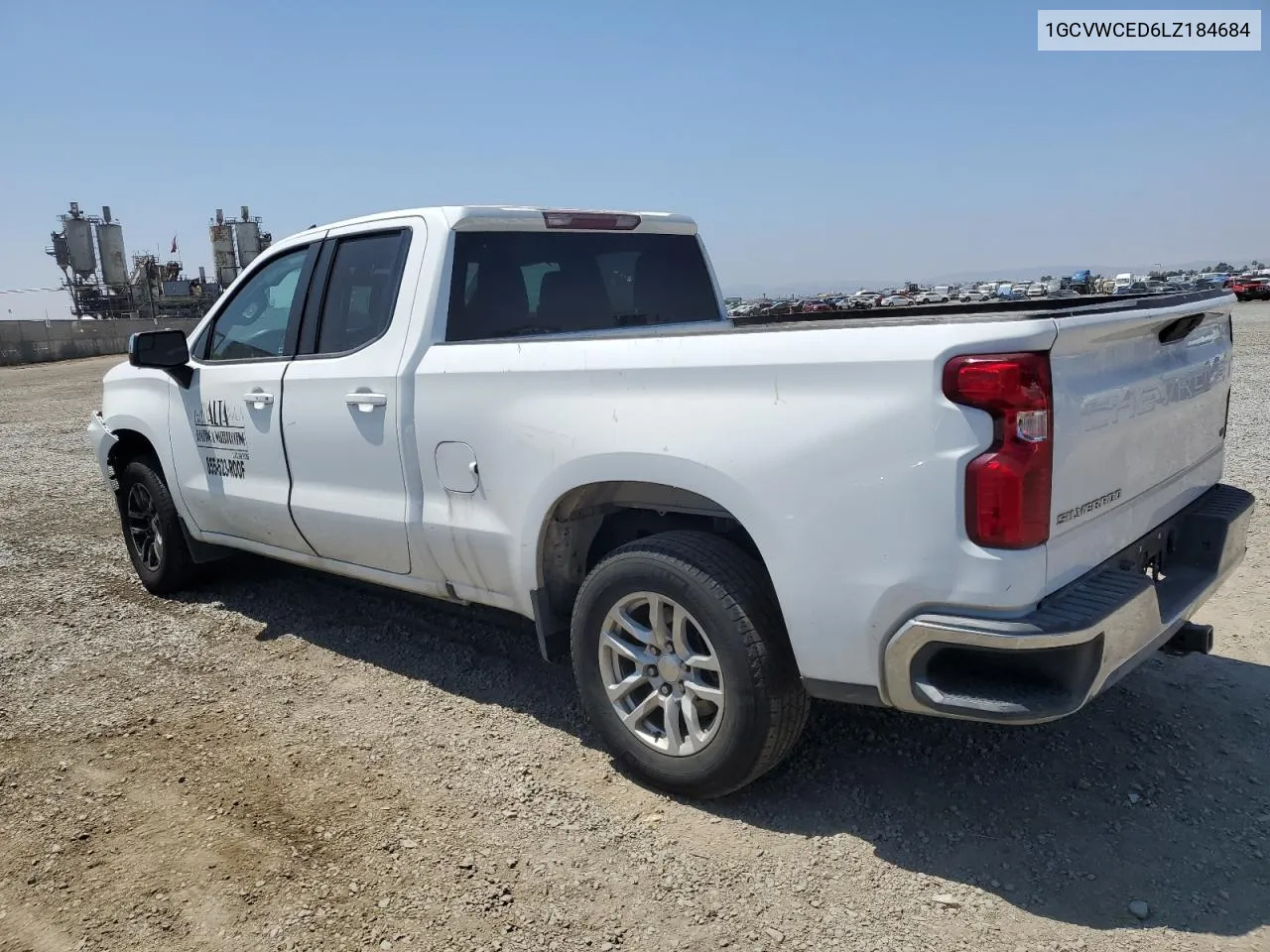 2020 Chevrolet Silverado C1500 Lt VIN: 1GCVWCED6LZ184684 Lot: 59085174