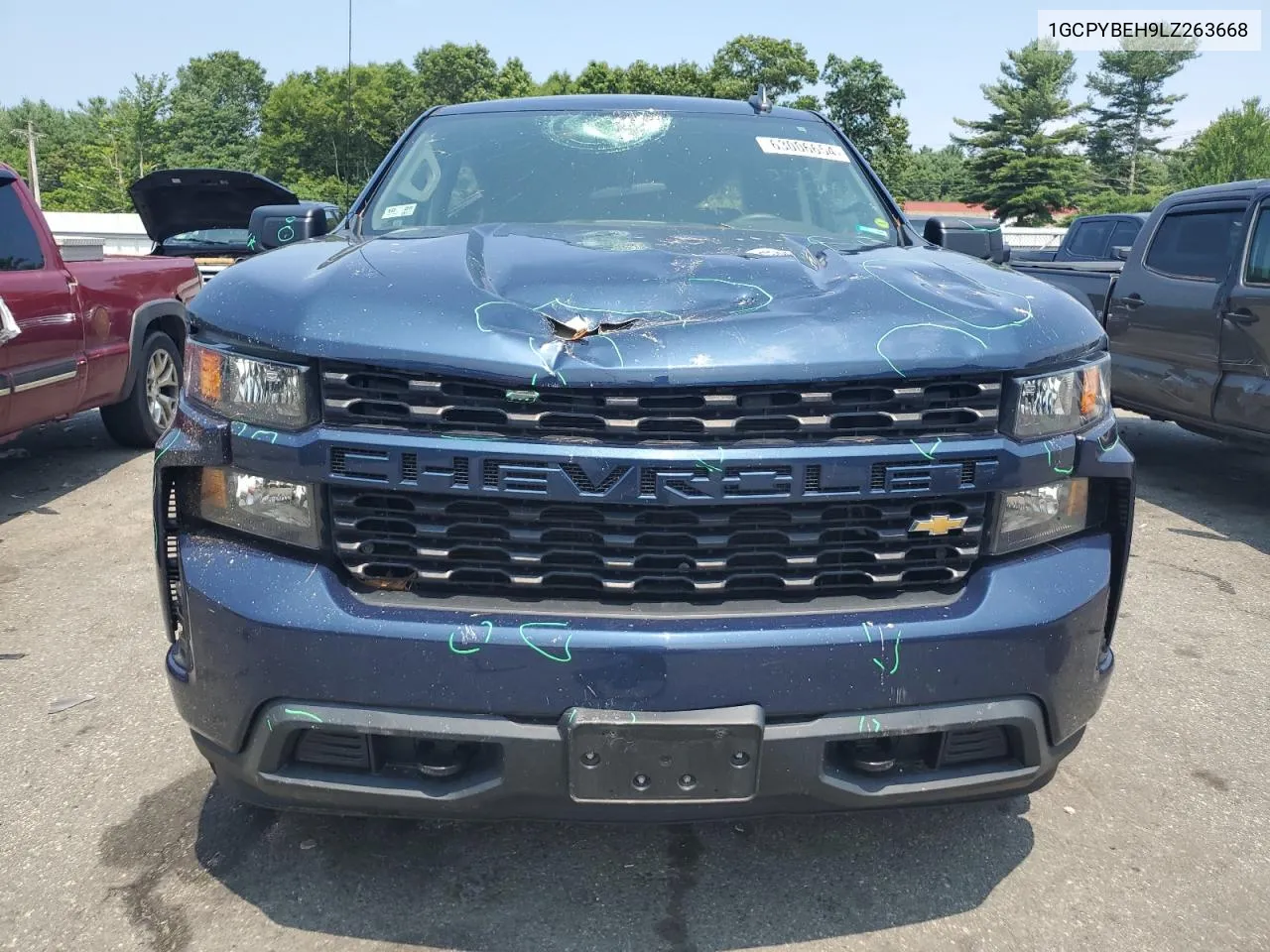 1GCPYBEH9LZ263668 2020 Chevrolet Silverado K1500 Custom