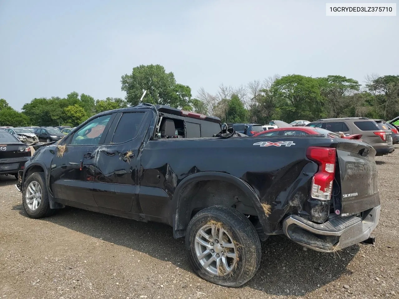 2020 Chevrolet Silverado K1500 Lt VIN: 1GCRYDED3LZ375710 Lot: 63917064