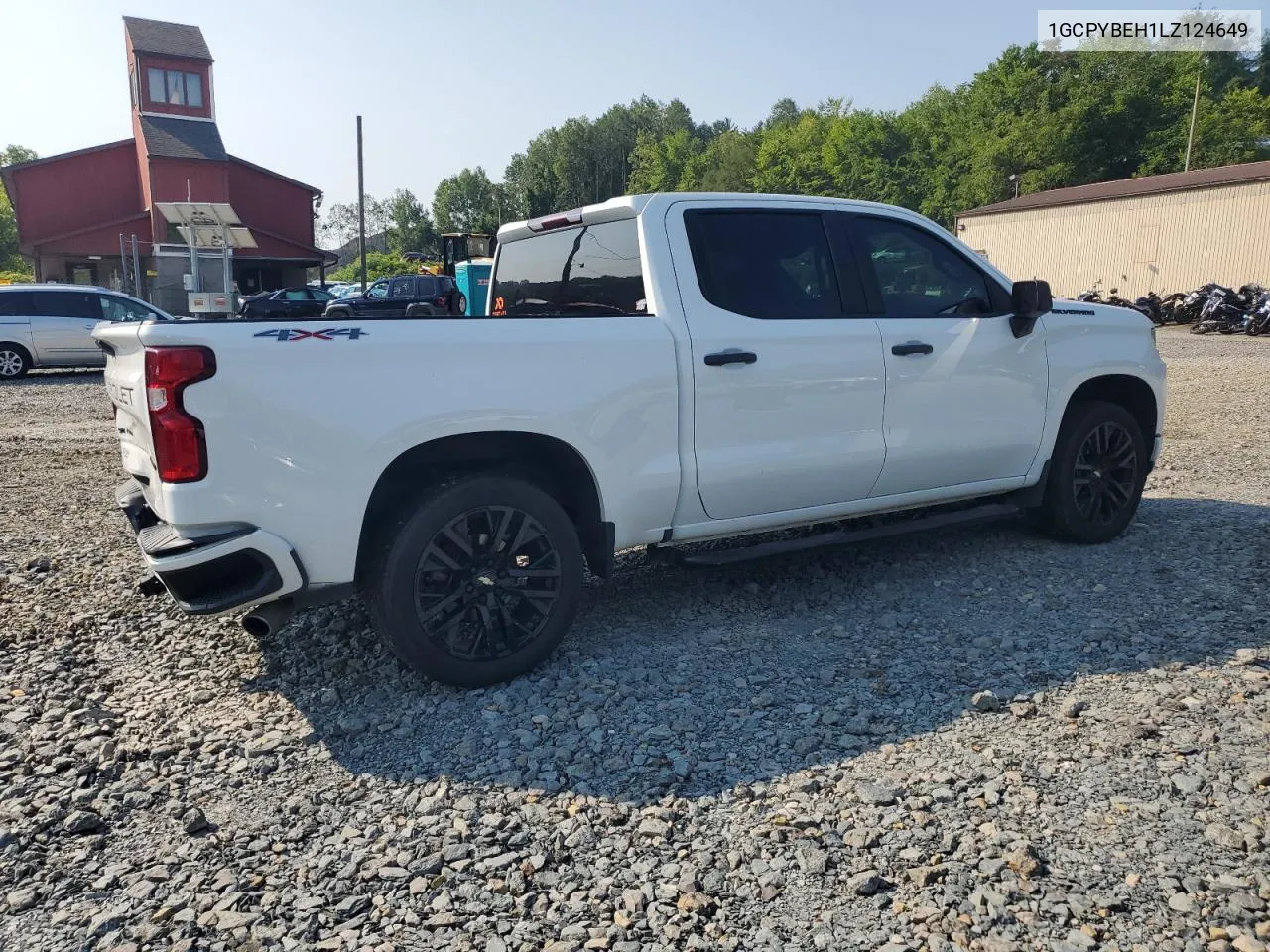 2020 Chevrolet Silverado K1500 Custom VIN: 1GCPYBEH1LZ124649 Lot: 64847524