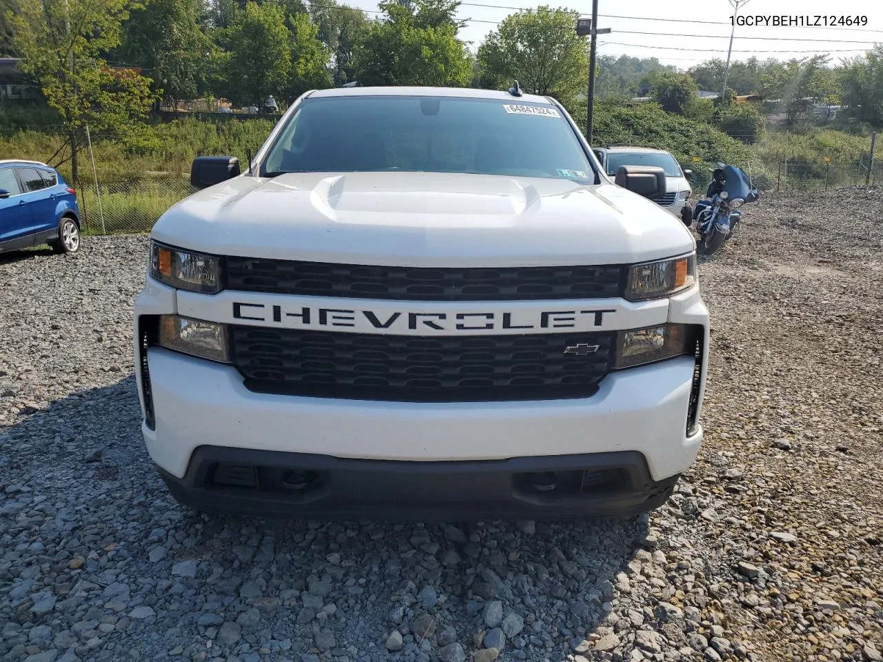 2020 Chevrolet Silverado K1500 Custom VIN: 1GCPYBEH1LZ124649 Lot: 64847524