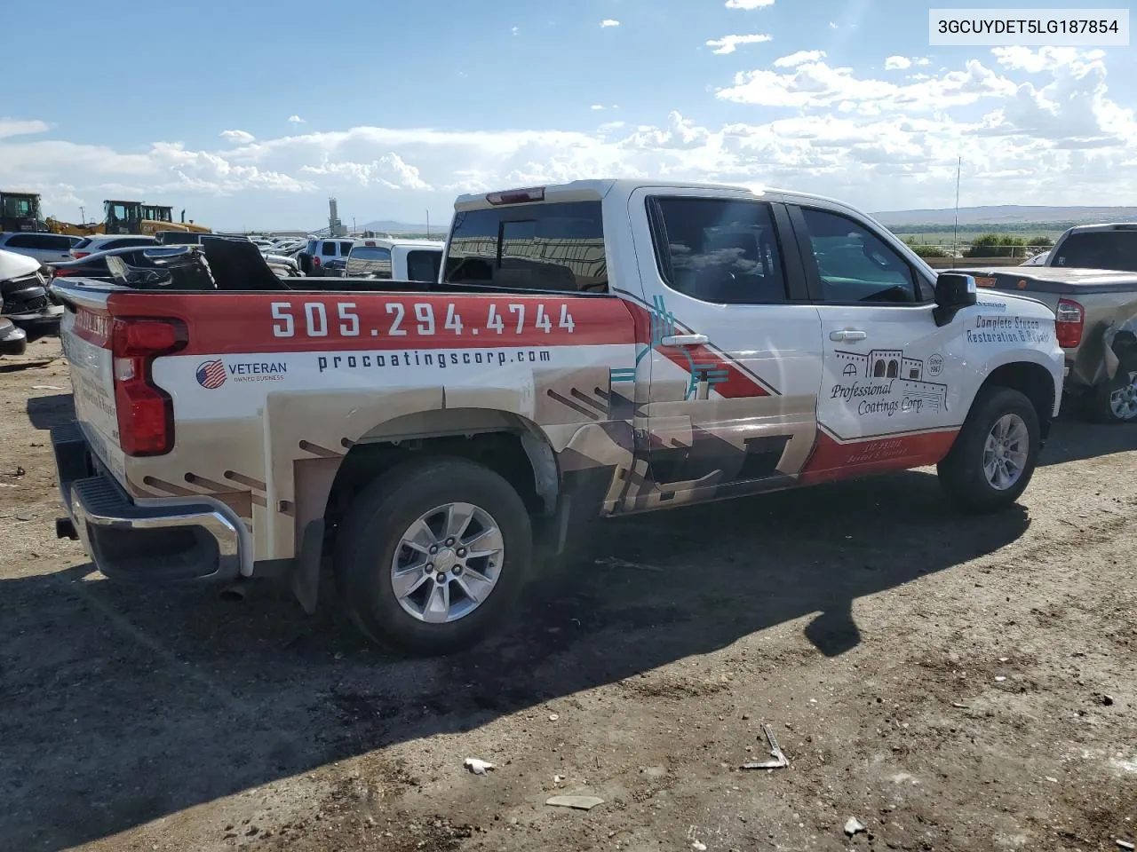 2020 Chevrolet Silverado K1500 Lt VIN: 3GCUYDET5LG187854 Lot: 67600064