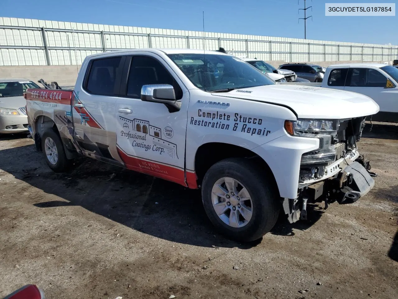 2020 Chevrolet Silverado K1500 Lt VIN: 3GCUYDET5LG187854 Lot: 67600064