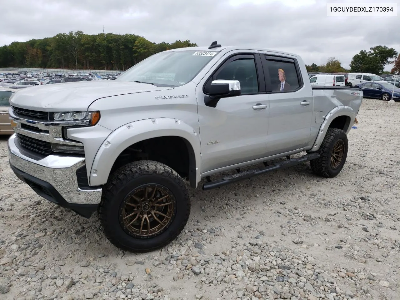 2020 Chevrolet Silverado K1500 Lt VIN: 1GCUYDEDXLZ170394 Lot: 68523474