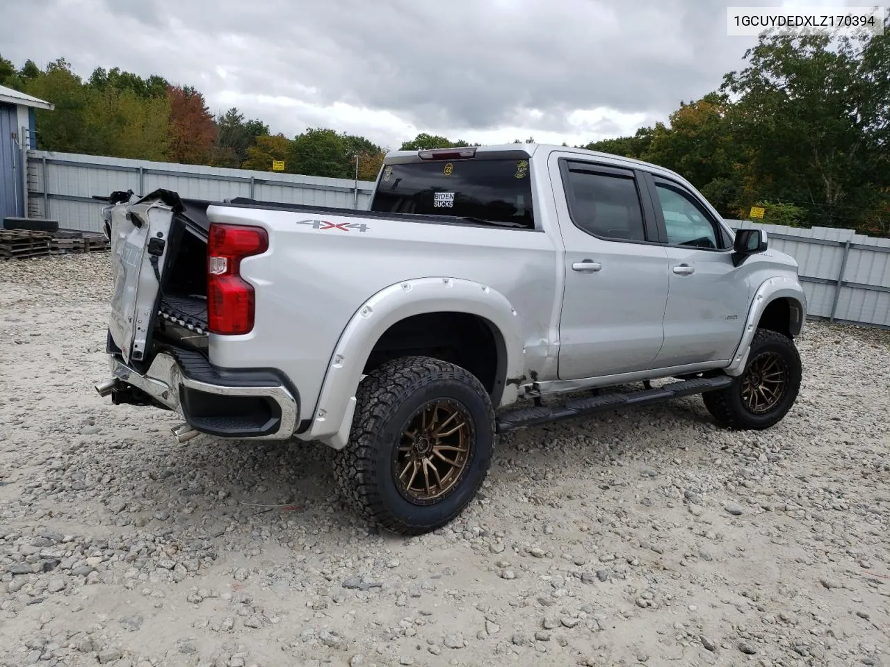 2020 Chevrolet Silverado K1500 Lt VIN: 1GCUYDEDXLZ170394 Lot: 68523474