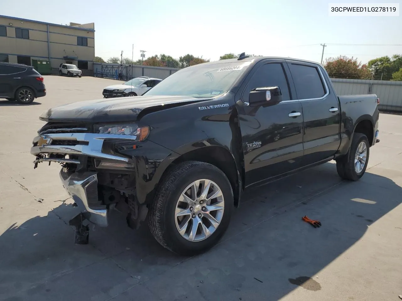 2020 Chevrolet Silverado C1500 Ltz VIN: 3GCPWEED1LG278119 Lot: 68666204