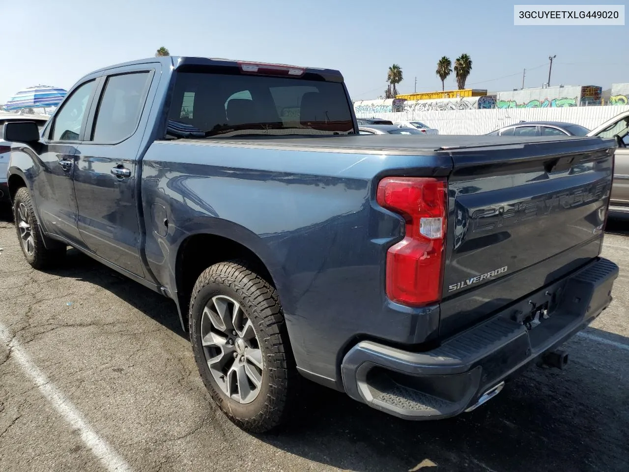 2020 Chevrolet Silverado K1500 Rst VIN: 3GCUYEETXLG449020 Lot: 68860274