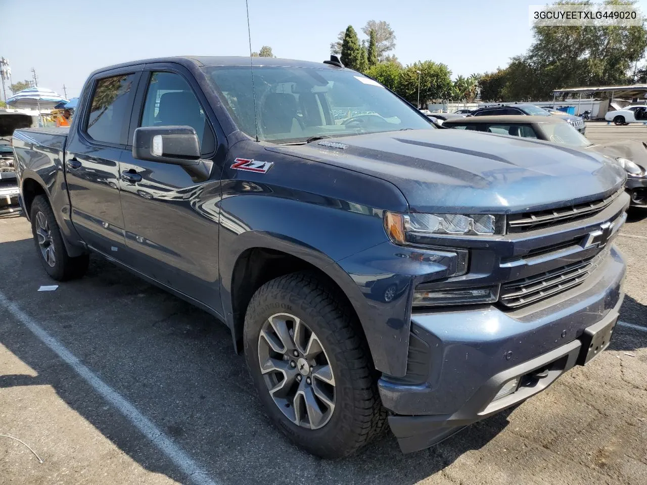 2020 Chevrolet Silverado K1500 Rst VIN: 3GCUYEETXLG449020 Lot: 68860274