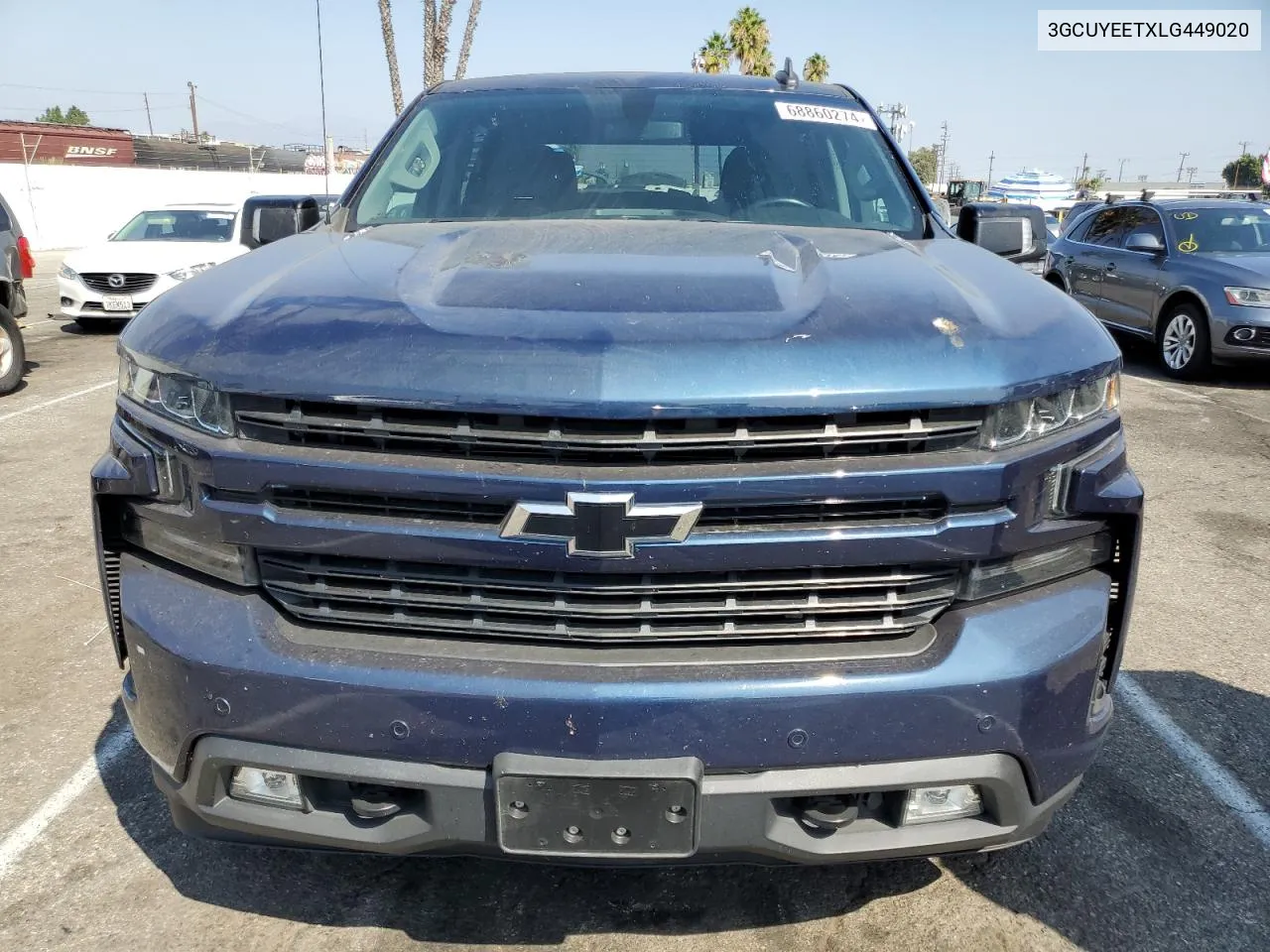 3GCUYEETXLG449020 2020 Chevrolet Silverado K1500 Rst