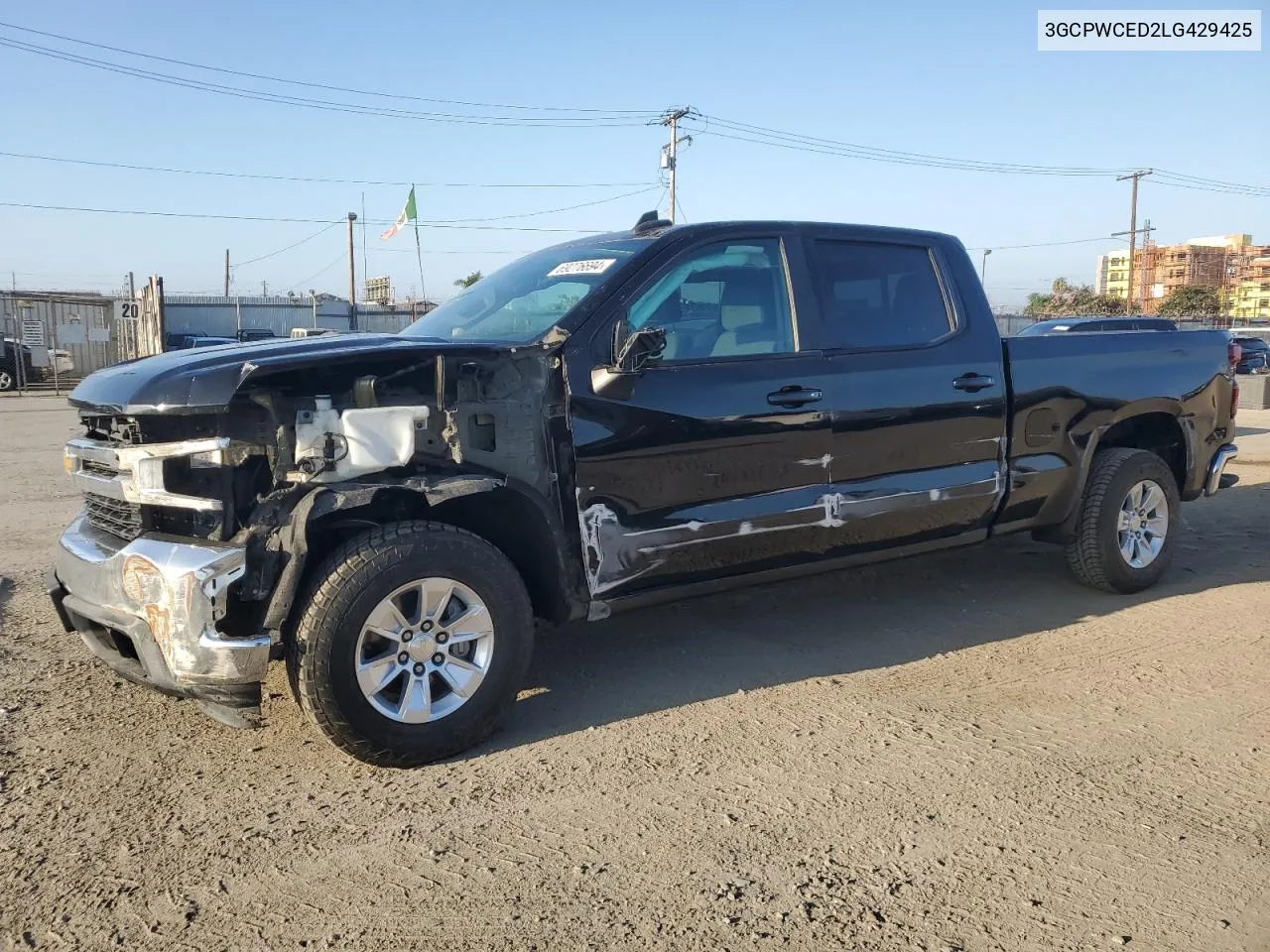 2020 Chevrolet Silverado C1500 Lt VIN: 3GCPWCED2LG429425 Lot: 69276694