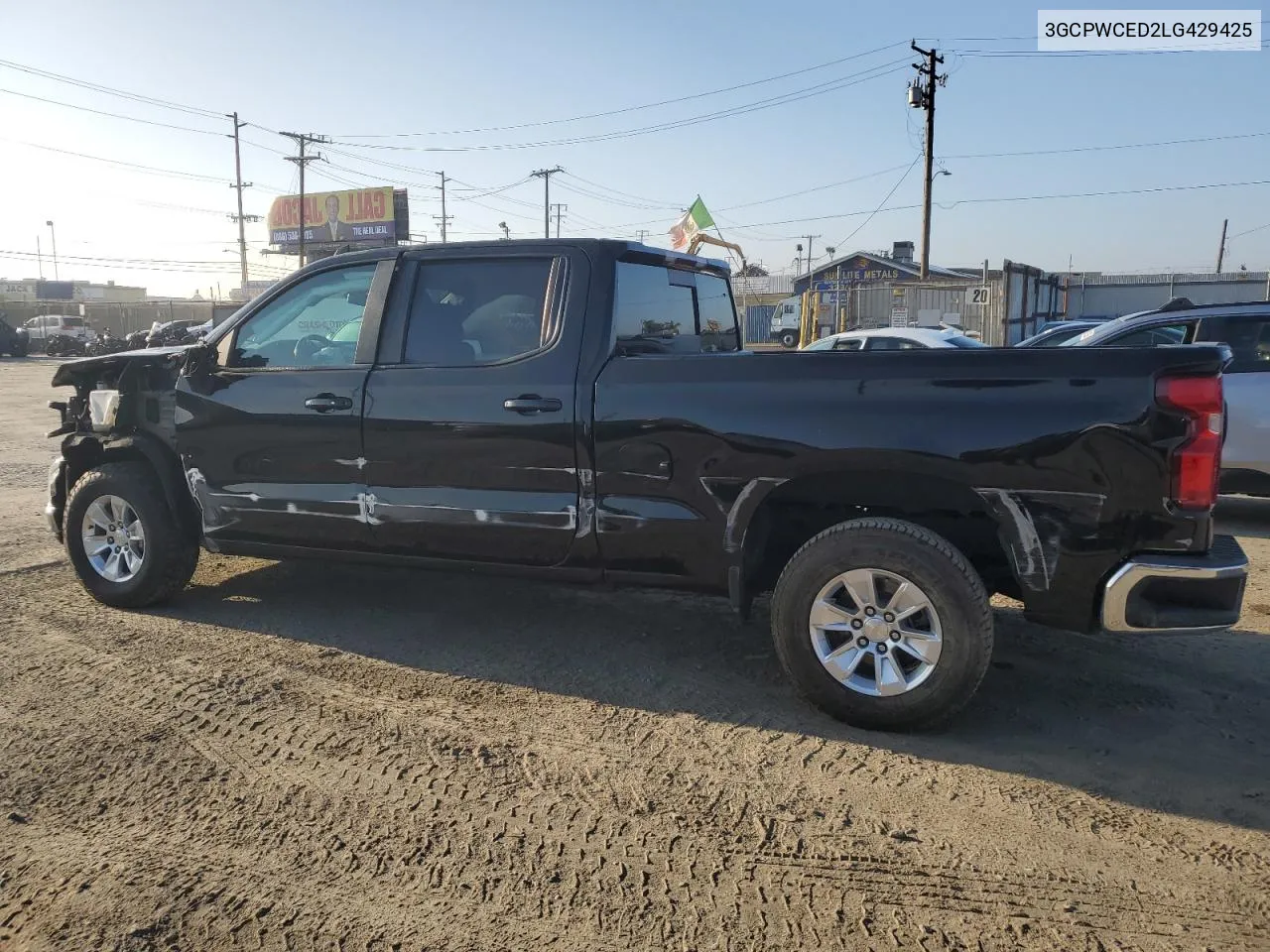 2020 Chevrolet Silverado C1500 Lt VIN: 3GCPWCED2LG429425 Lot: 69276694