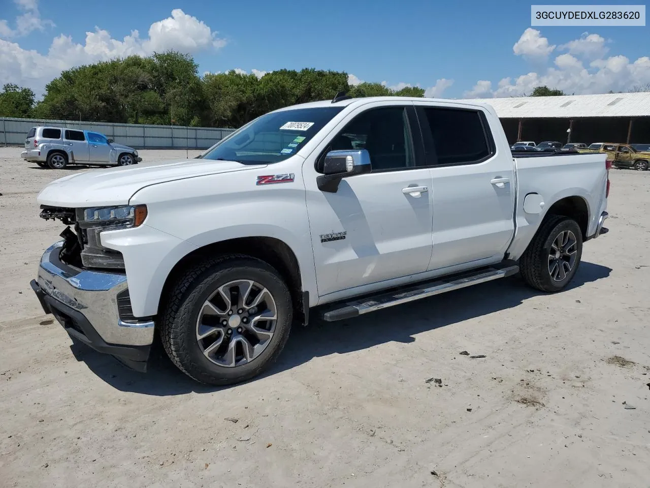 2020 Chevrolet Silverado K1500 Lt VIN: 3GCUYDEDXLG283620 Lot: 70079524