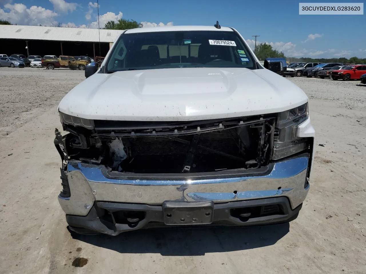 2020 Chevrolet Silverado K1500 Lt VIN: 3GCUYDEDXLG283620 Lot: 70079524