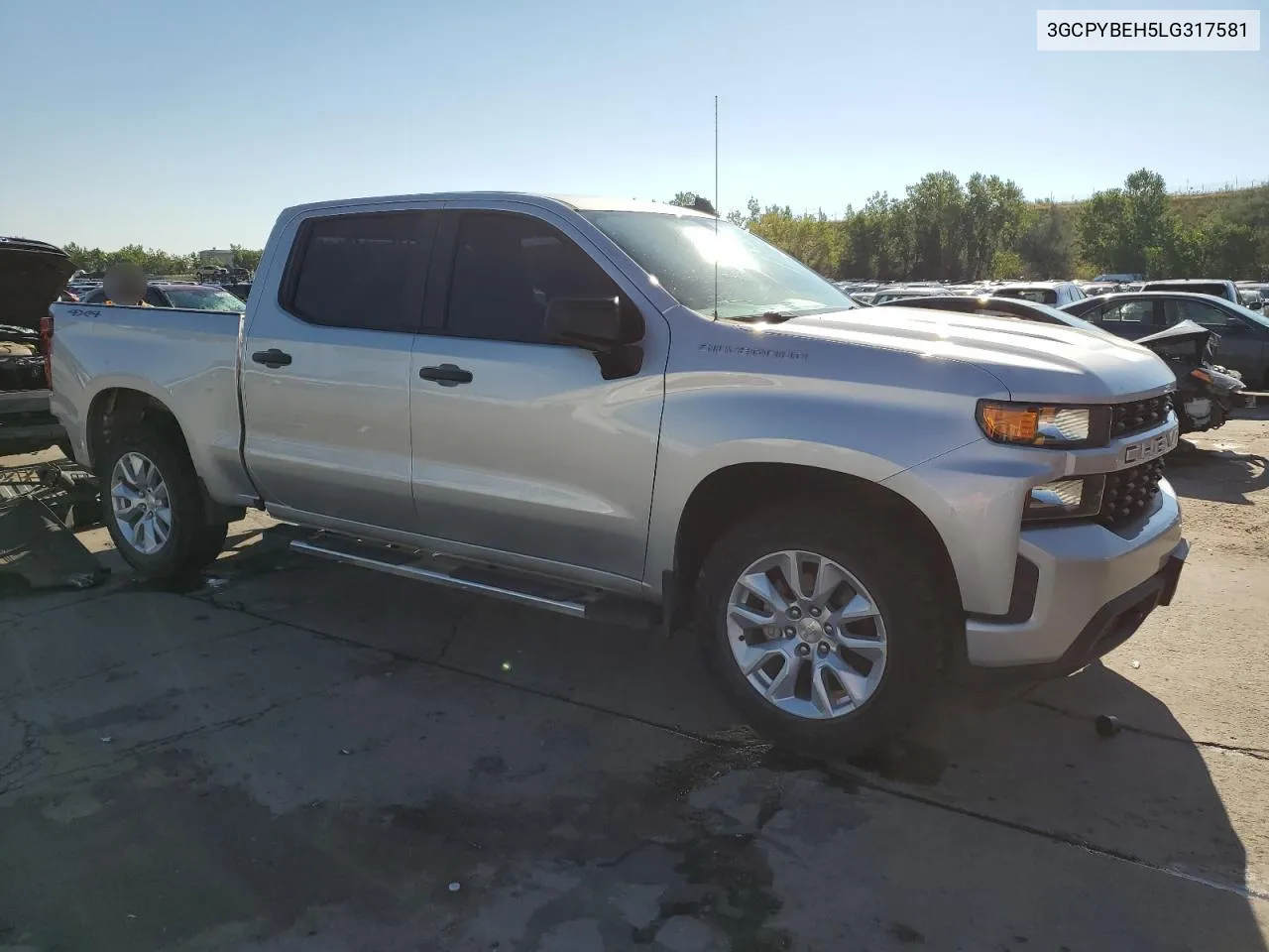 2020 Chevrolet Silverado K1500 Custom VIN: 3GCPYBEH5LG317581 Lot: 70279644