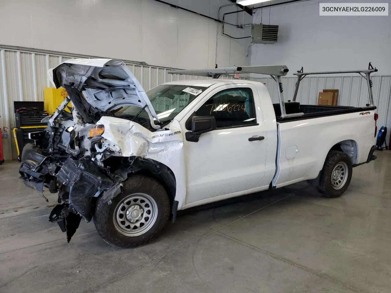 2020 Chevrolet Silverado K1500 VIN: 3GCNYAEH2LG226009 Lot: 71166224