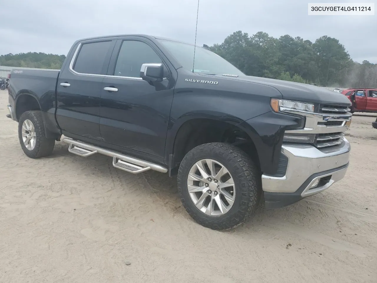 2020 Chevrolet Silverado K1500 Ltz VIN: 3GCUYGET4LG411214 Lot: 71229464