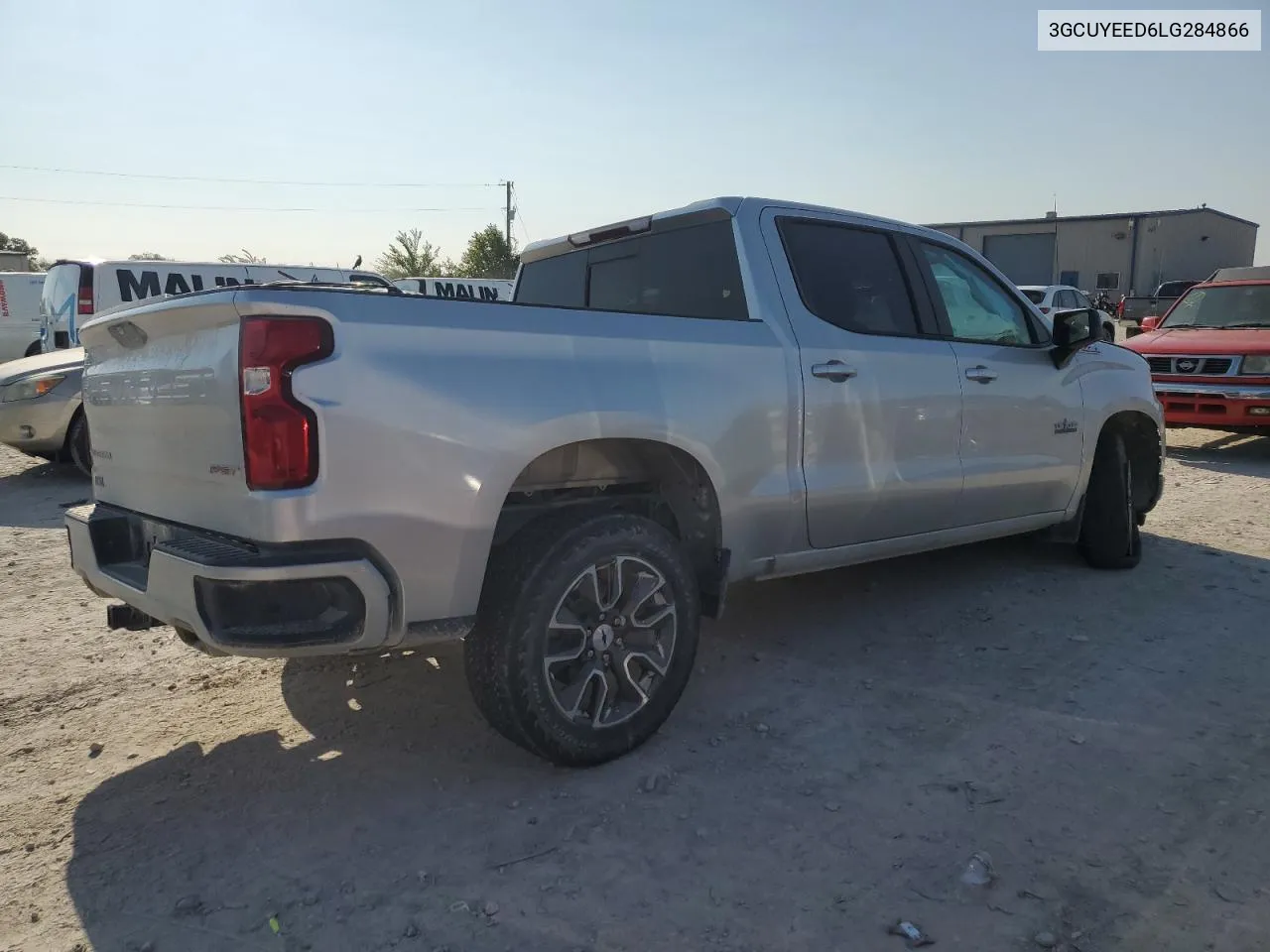 2020 Chevrolet Silverado K1500 Rst VIN: 3GCUYEED6LG284866 Lot: 71287654