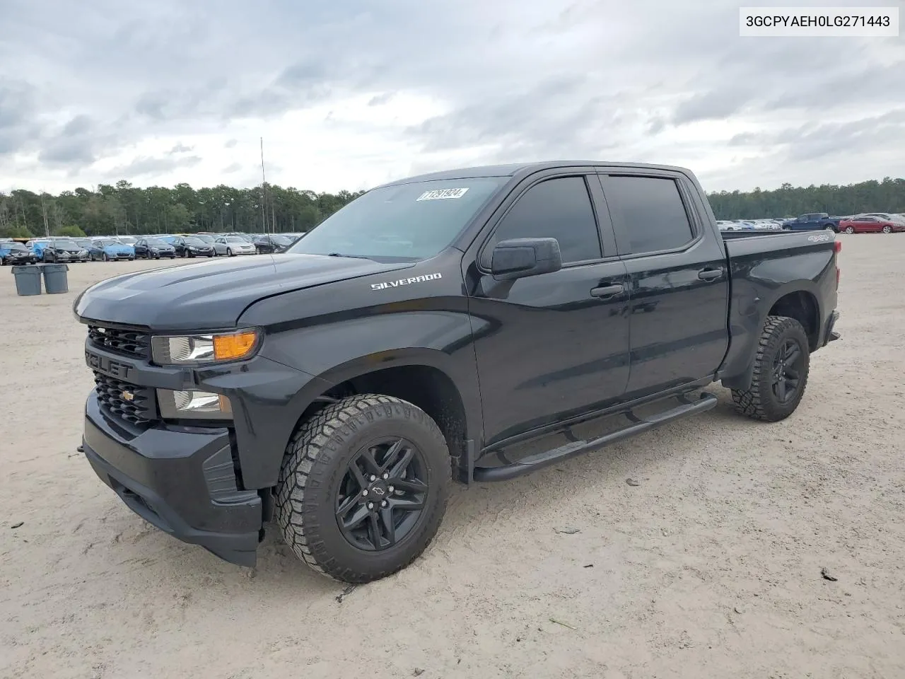 2020 Chevrolet Silverado K1500 VIN: 3GCPYAEH0LG271443 Lot: 71291924