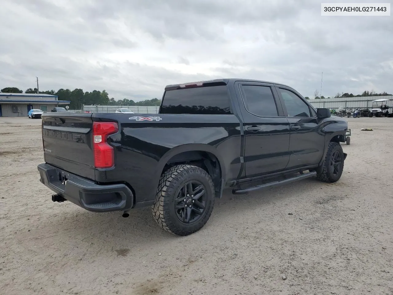 2020 Chevrolet Silverado K1500 VIN: 3GCPYAEH0LG271443 Lot: 71291924