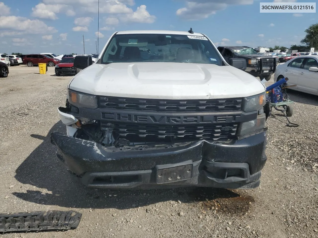 2020 Chevrolet Silverado C1500 VIN: 3GCNWAEF3LG121516 Lot: 71546564