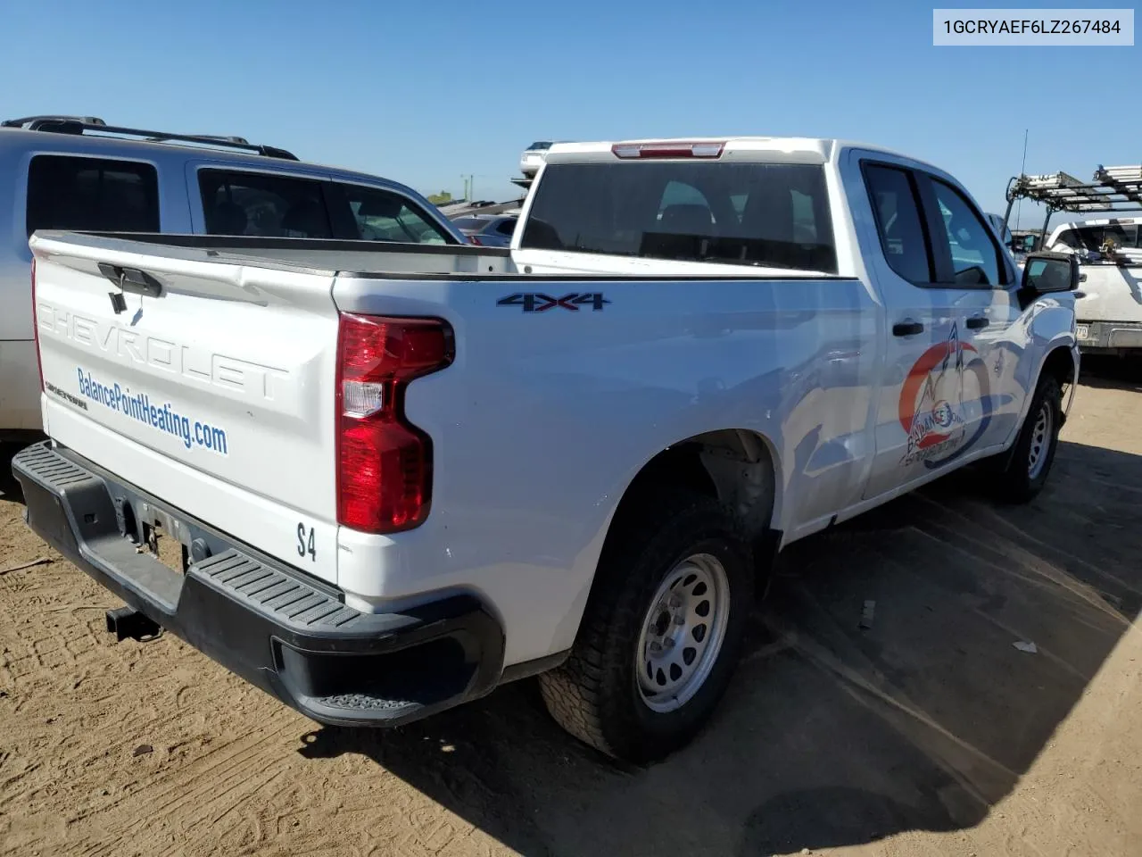 2020 Chevrolet Silverado K1500 VIN: 1GCRYAEF6LZ267484 Lot: 71702364