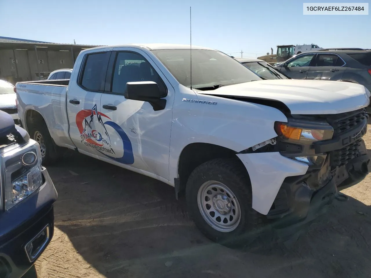 2020 Chevrolet Silverado K1500 VIN: 1GCRYAEF6LZ267484 Lot: 71702364