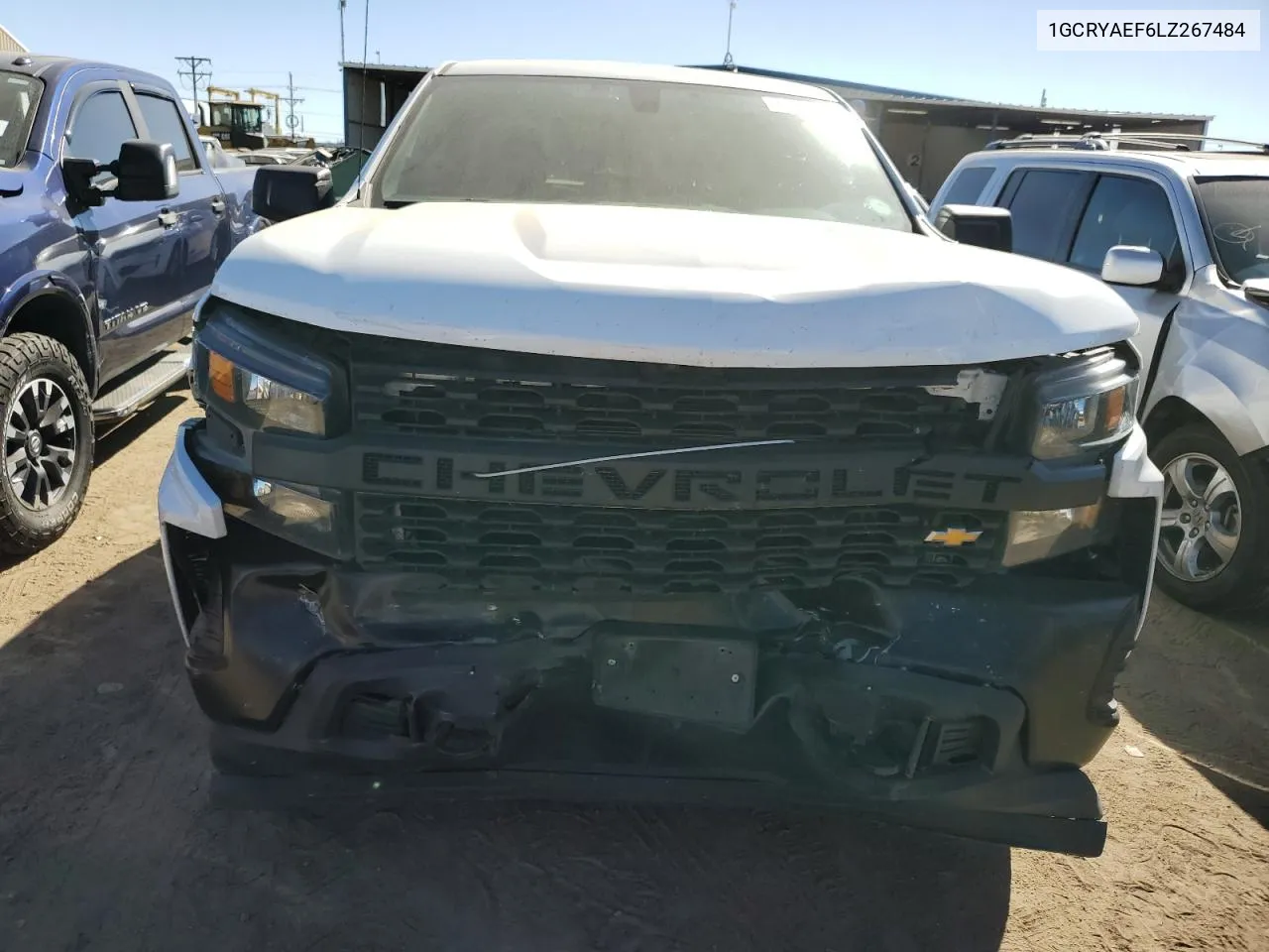 2020 Chevrolet Silverado K1500 VIN: 1GCRYAEF6LZ267484 Lot: 71702364