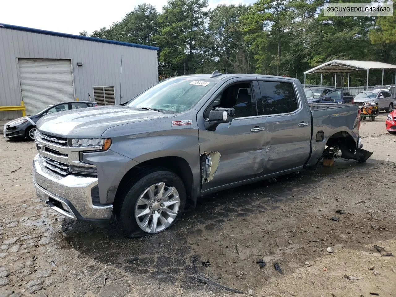 2020 Chevrolet Silverado K1500 Ltz VIN: 3GCUYGED0LG434630 Lot: 71844924