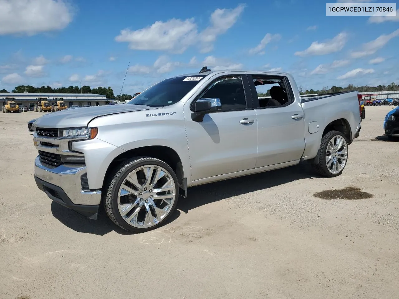 2020 Chevrolet Silverado C1500 Lt VIN: 1GCPWCED1LZ170846 Lot: 71934264