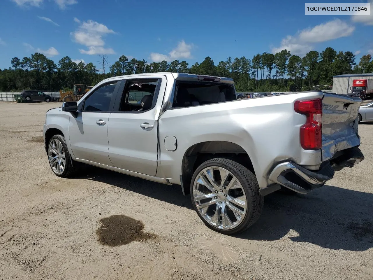 2020 Chevrolet Silverado C1500 Lt VIN: 1GCPWCED1LZ170846 Lot: 71934264