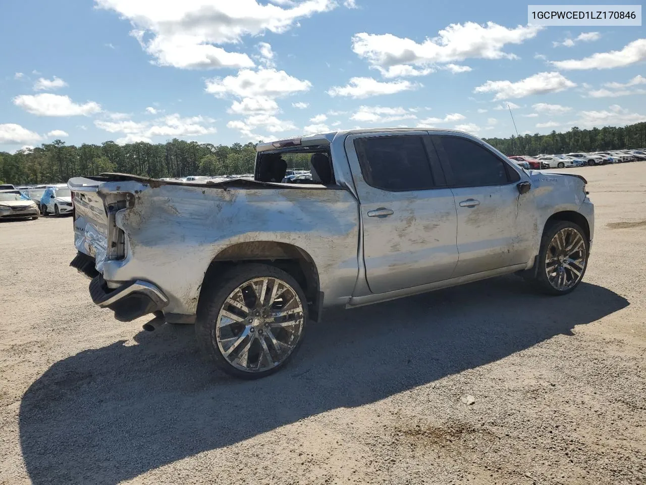 2020 Chevrolet Silverado C1500 Lt VIN: 1GCPWCED1LZ170846 Lot: 71934264