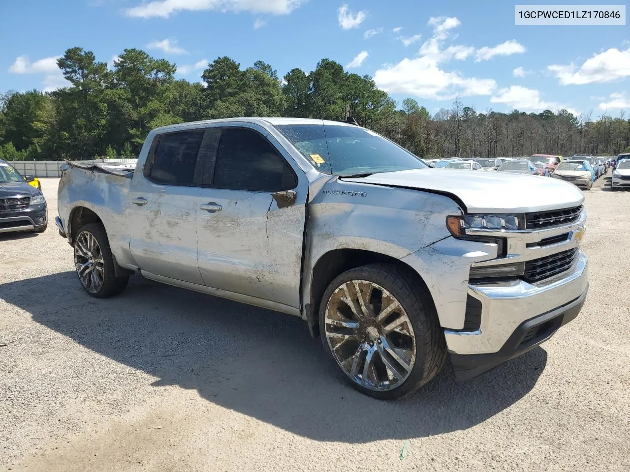 2020 Chevrolet Silverado C1500 Lt VIN: 1GCPWCED1LZ170846 Lot: 71934264