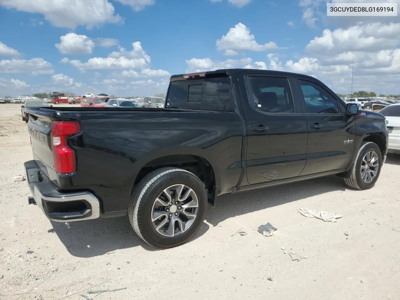 2020 Chevrolet Silverado K1500 Lt VIN: 3GCUYDED8LG169194 Lot: 72145654