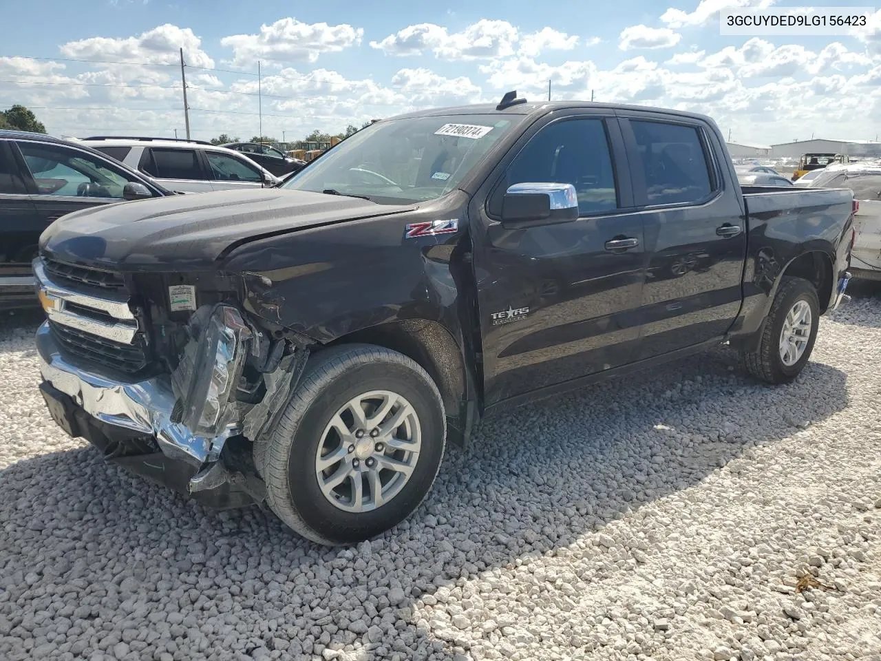 2020 Chevrolet Silverado K1500 Lt VIN: 3GCUYDED9LG156423 Lot: 72190374