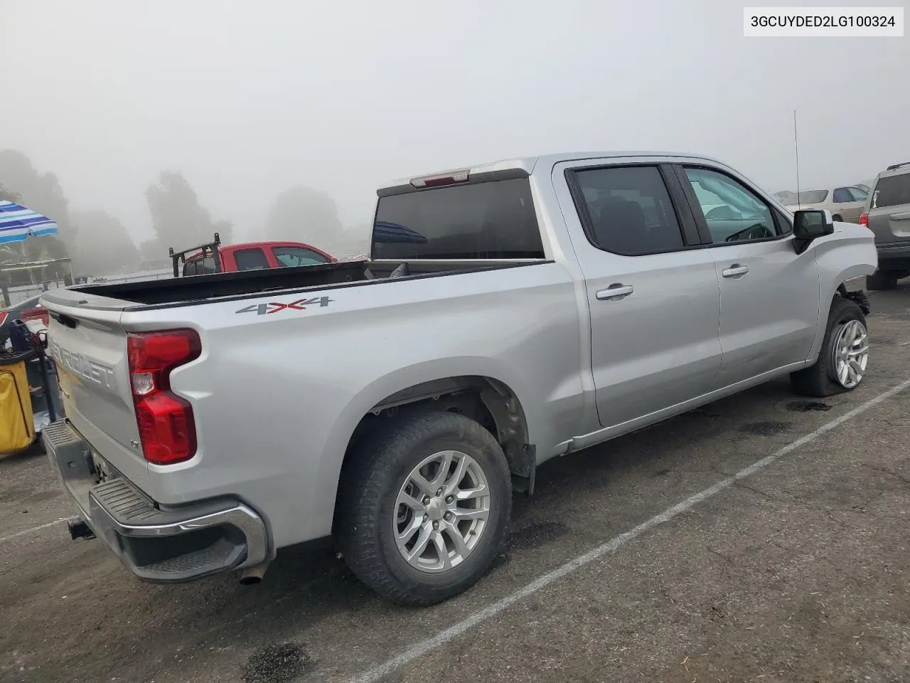 2020 Chevrolet Silverado K1500 Lt VIN: 3GCUYDED2LG100324 Lot: 72392524