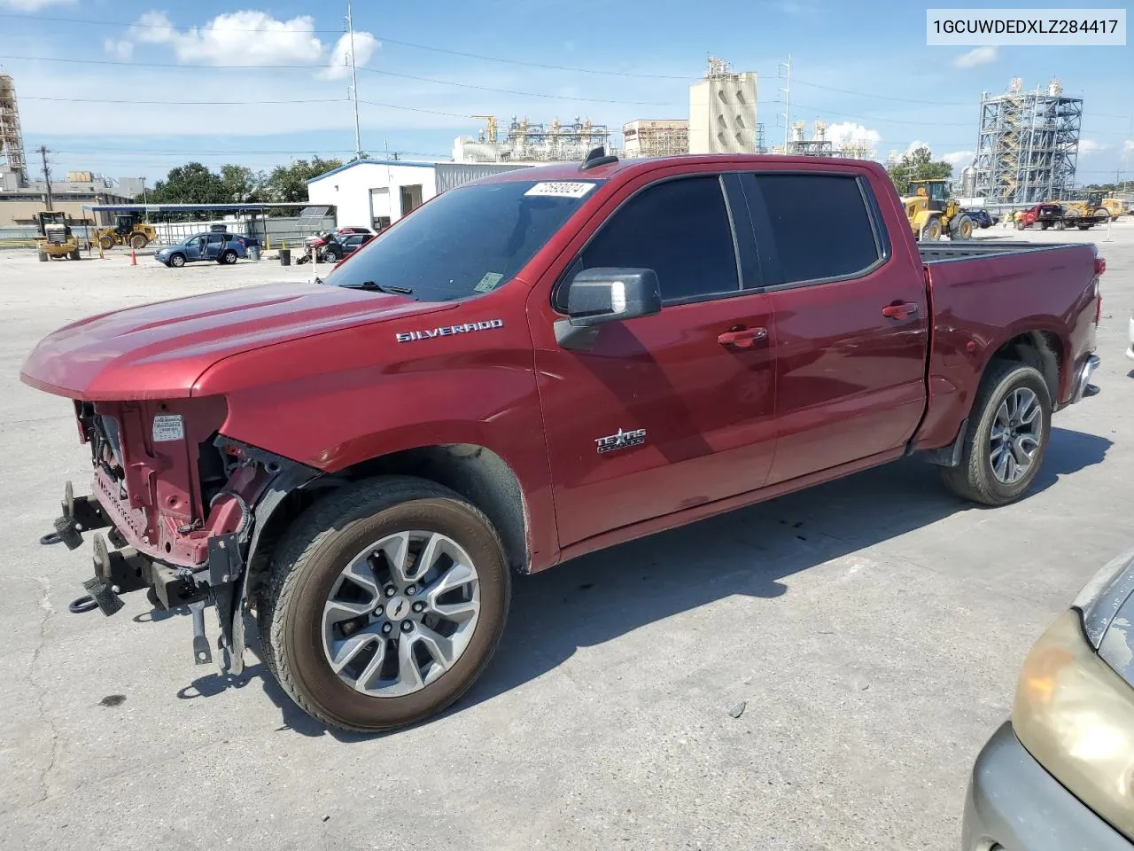 2020 Chevrolet Silverado C1500 Rst VIN: 1GCUWDEDXLZ284417 Lot: 72593024