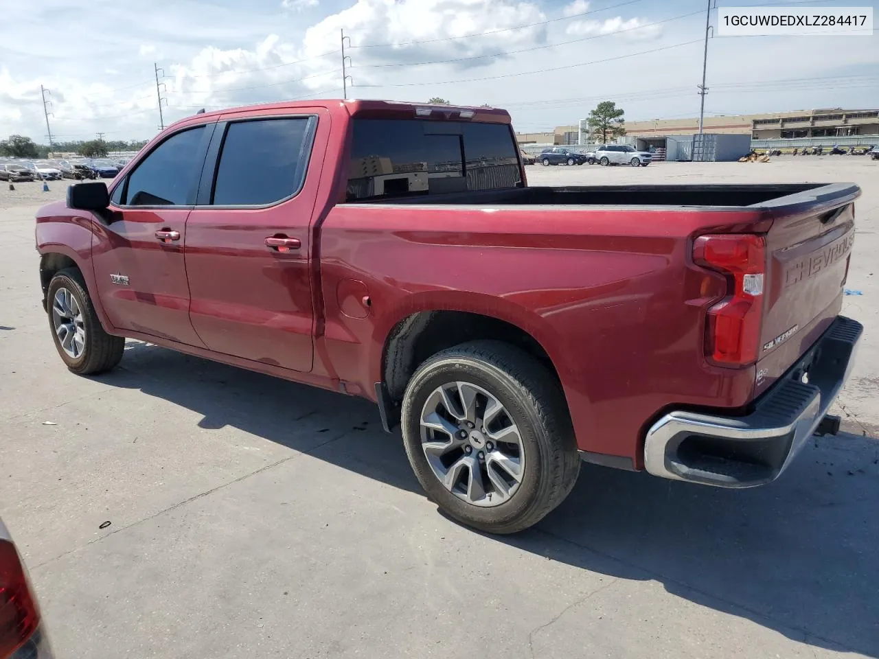 2020 Chevrolet Silverado C1500 Rst VIN: 1GCUWDEDXLZ284417 Lot: 72593024