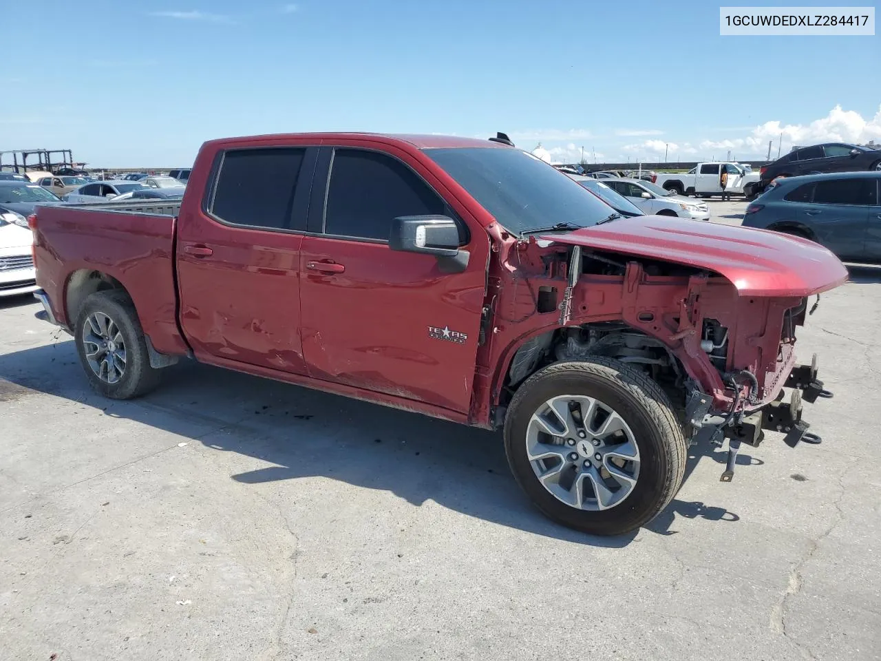 2020 Chevrolet Silverado C1500 Rst VIN: 1GCUWDEDXLZ284417 Lot: 72593024