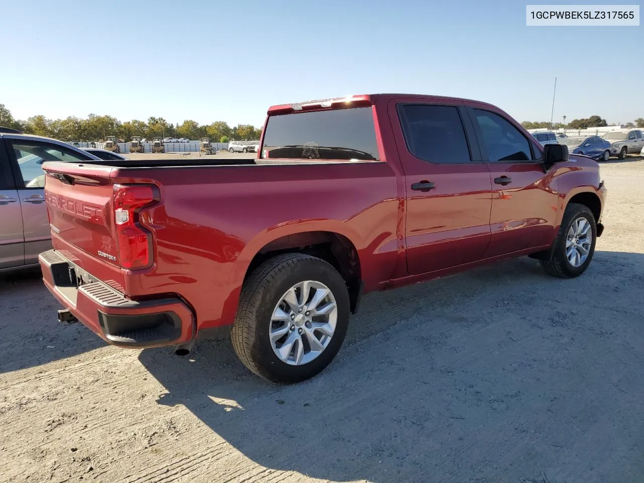 2020 Chevrolet Silverado C1500 Custom VIN: 1GCPWBEK5LZ317565 Lot: 72635414