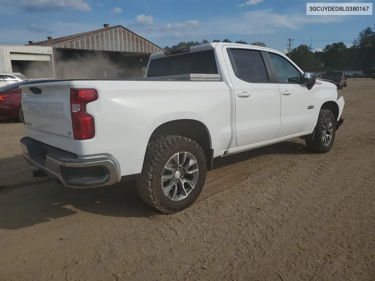 2020 Chevrolet Silverado K1500 Lt VIN: 3GCUYDED8LG380167 Lot: 72766984