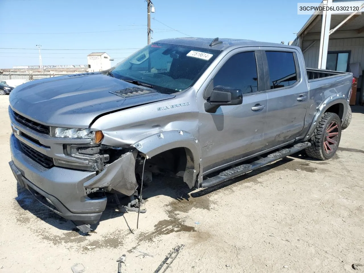 2020 Chevrolet Silverado C1500 Rst VIN: 3GCPWDED6LG302120 Lot: 72819614