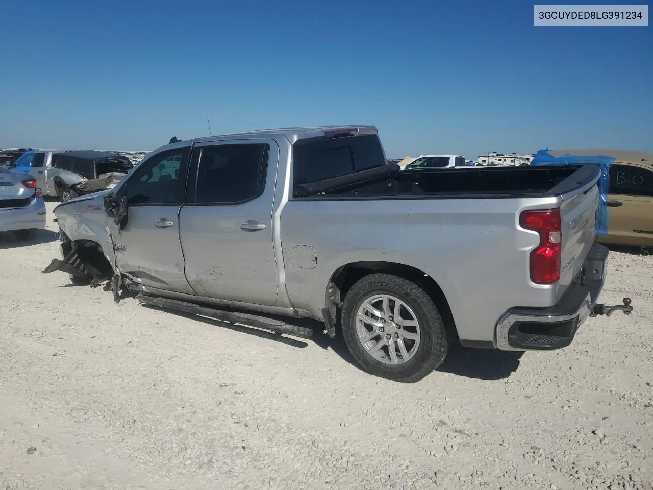 2020 Chevrolet Silverado K1500 Lt VIN: 3GCUYDED8LG391234 Lot: 72825564