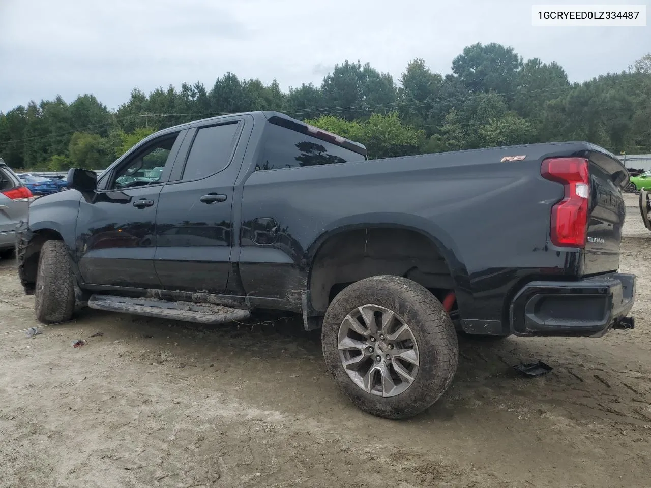 2020 Chevrolet Silverado K1500 Rst VIN: 1GCRYEED0LZ334487 Lot: 72917834